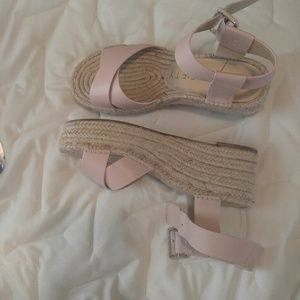 Blush sole society espadrilles